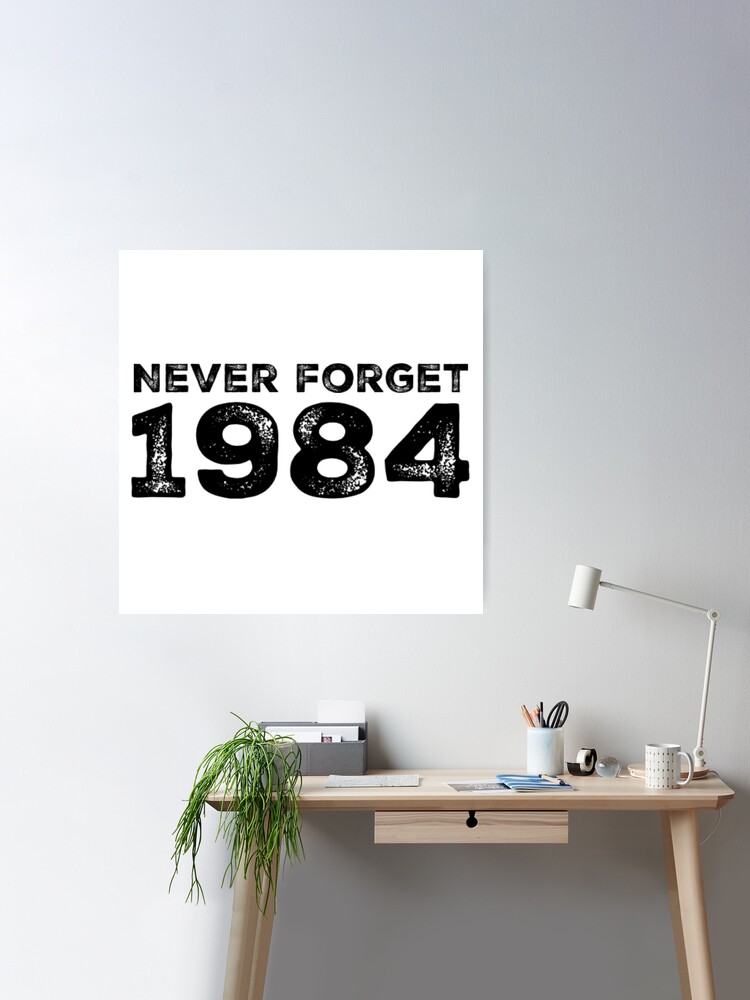 Never Forget 1984 Stickers for Sale | Redbubble