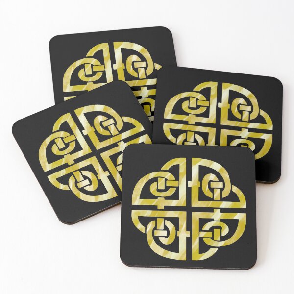 Item preview, Celtic Dara Knot 4 with black background designed and sold by NYXFN.