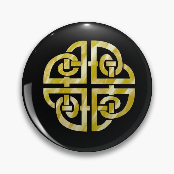 Item preview, Celtic Dara Knot 4 with black background designed and sold by NYXFN.