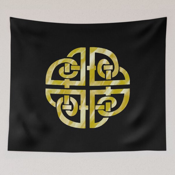 Item preview, Celtic Dara Knot 4 with black background designed and sold by NYXFN.