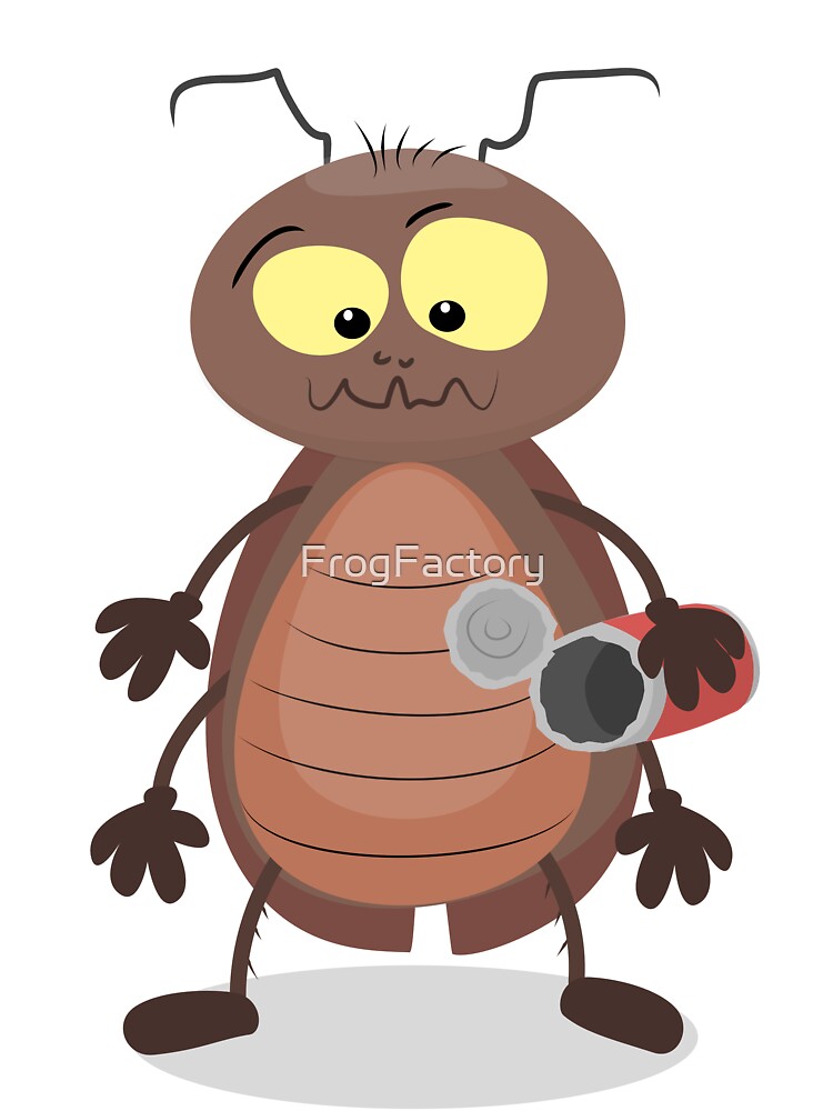 Funny cute cockroach cartoon characte Funny cute cockroach cartoon characte