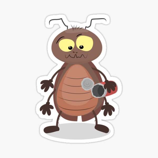 Funny cute cockroach cartoon characte Funny cute cockroach cartoon characte