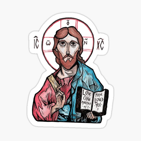 Christ Pantokrator Sticker