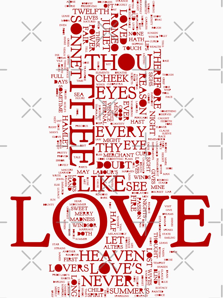 Shakespeare's Love Words by incognitagal