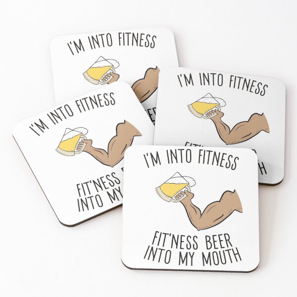 Item preview, I'm Into Fitness Fit'ness Beer Into My Mouth designed and sold by Dan66.