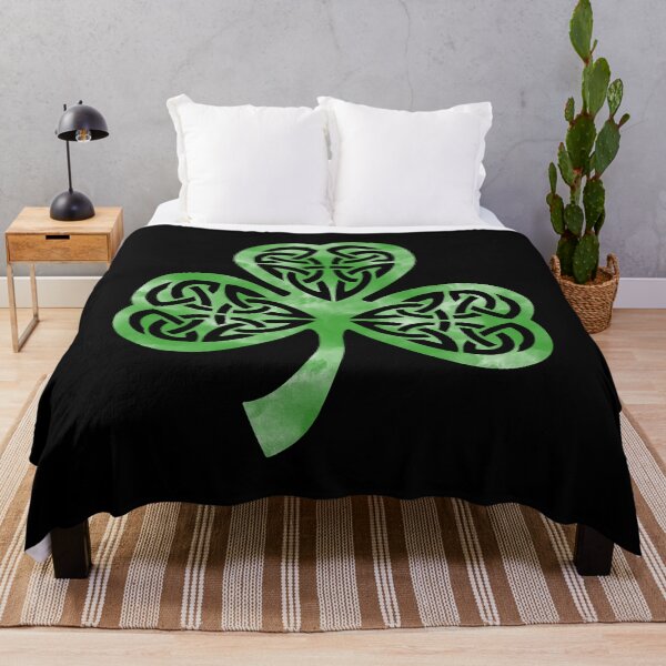 Item preview, Celtic Shamrock with black background designed and sold by NYXFN.