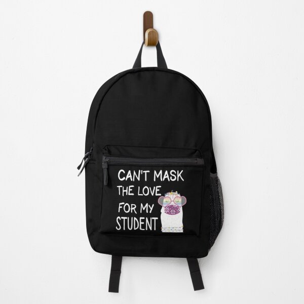 Item preview, Can't Mask My Love For My Students - Back To School Teacher Gift 2020 - Cute Llama Mask designed and sold by Run to Creations.