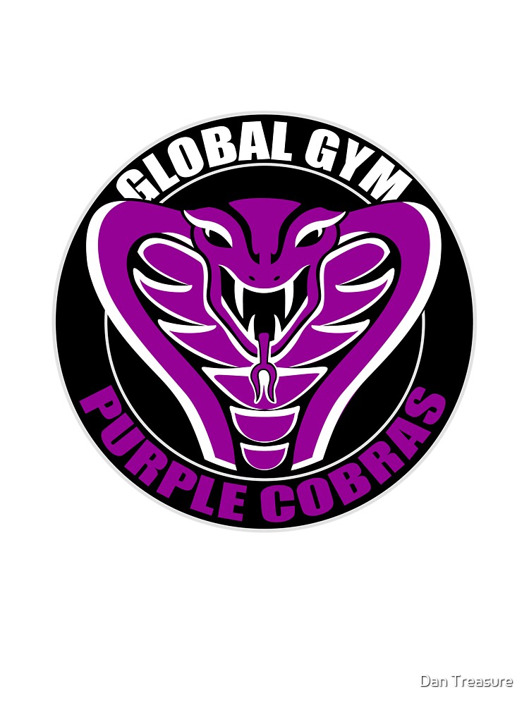 "Purple Cobras" Art Print by DanTreasure Redbubble