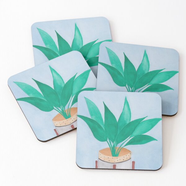 Item preview, House Plant Watercolor  designed and sold by karaakemi.