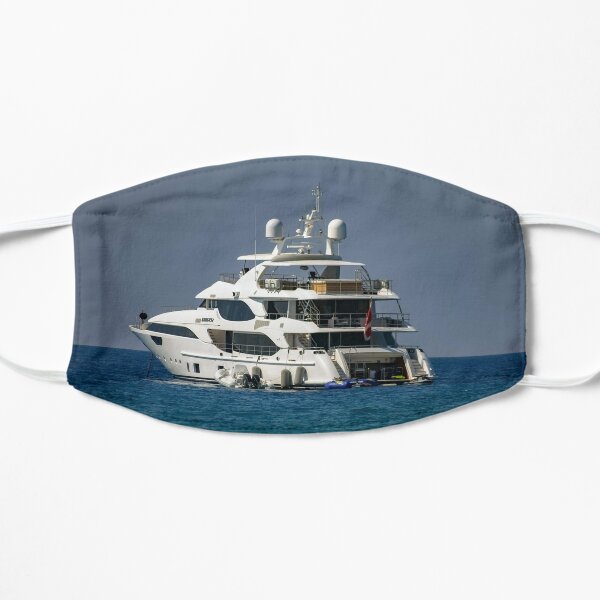 Mega Yacht, Luxury Yacht, Super Yacht Flat Mask