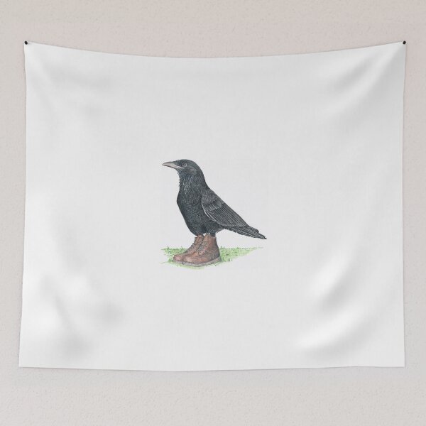 Item preview, Crow in Roger's boots designed and sold by JimsBirds.