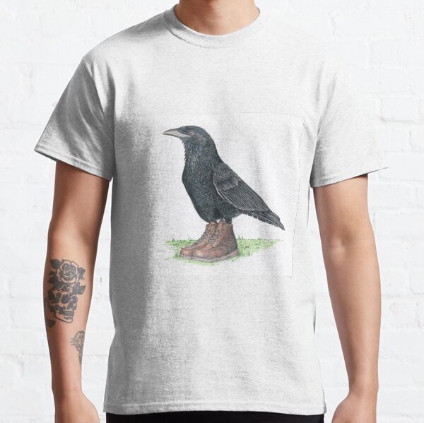 Crow in Roger's boots Classic T-Shirt