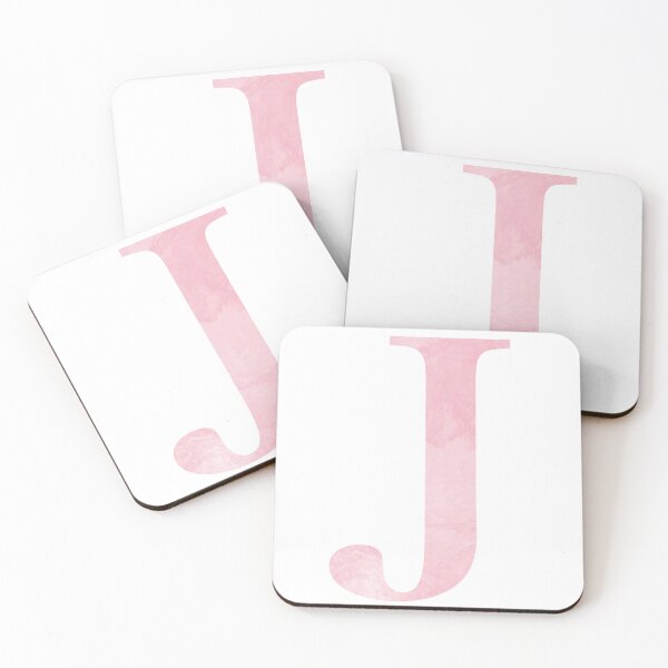 Item preview, Personalized Pink Marble Monogram J designed and sold by TheFamilyVan.