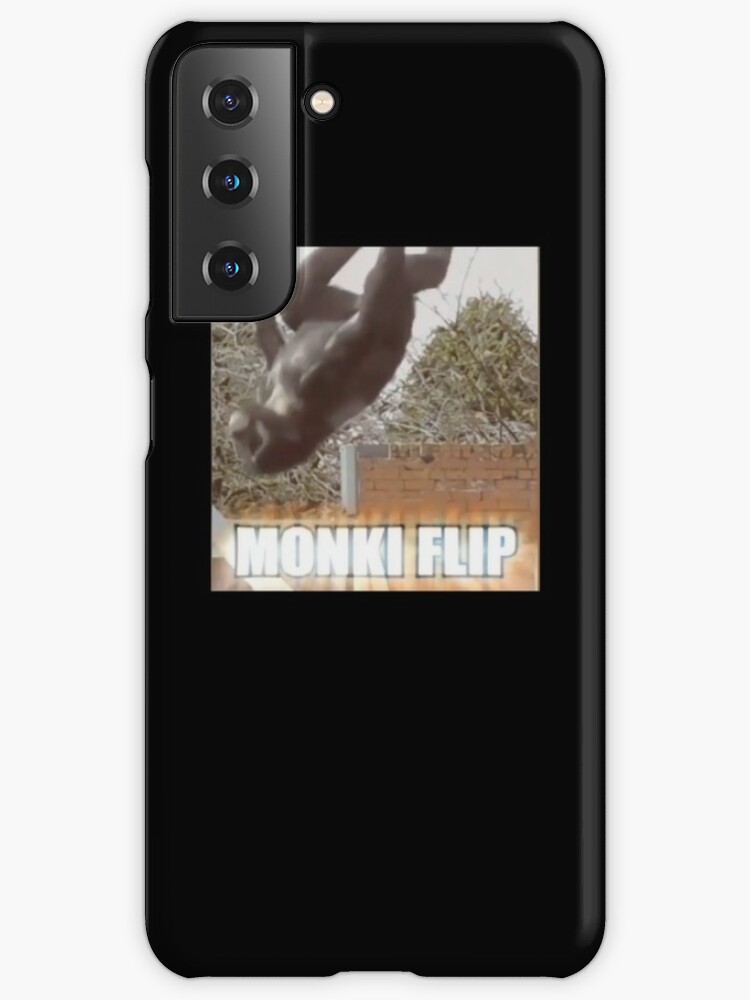 monki flip dank meme Samsung Galaxy Phone Case