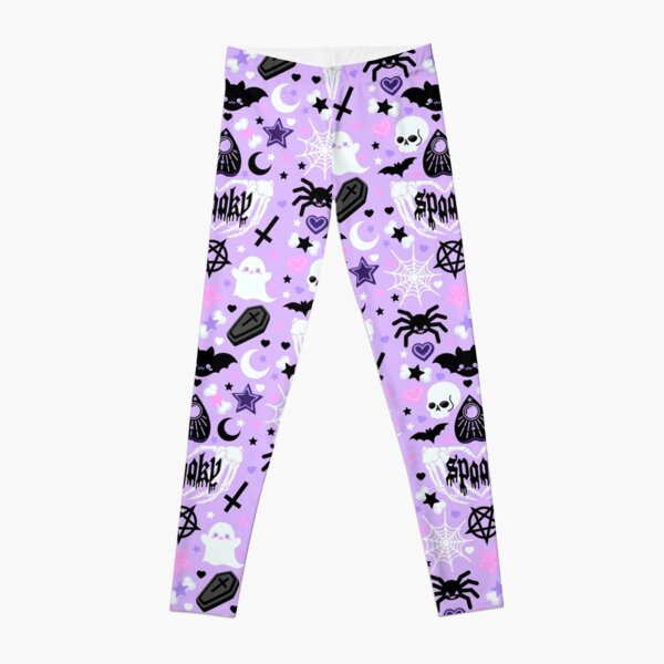 Pastel Goth Duo Colour Leggings Leggings for Sale by Ostrijj