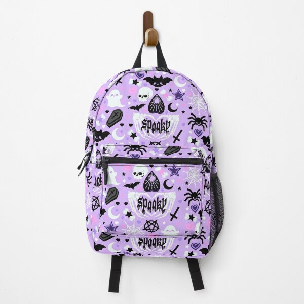 Cute Kawaii Goth Bunny Creepy Pastel Goth Clothing Backpack for