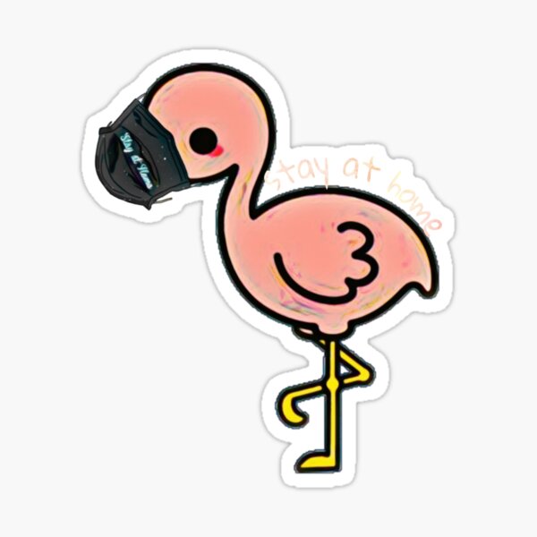 Flamingo Youtuber Stickers Redbubble - flamingo yandere simulator roblox ihascupquake