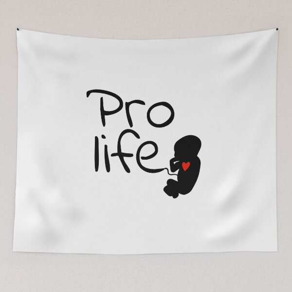 Item preview, pro life, anti abortion, prolife, baby, unborn, life, save, protect, catholic, christian, religious, belief, protest designed and sold by Lupappdesigns.