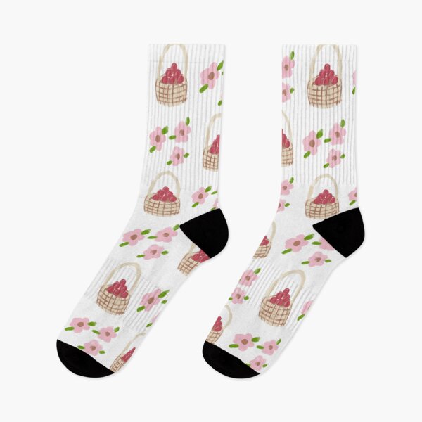 Item preview, Apple Basket & Flowers designed and sold by HanneBradley.