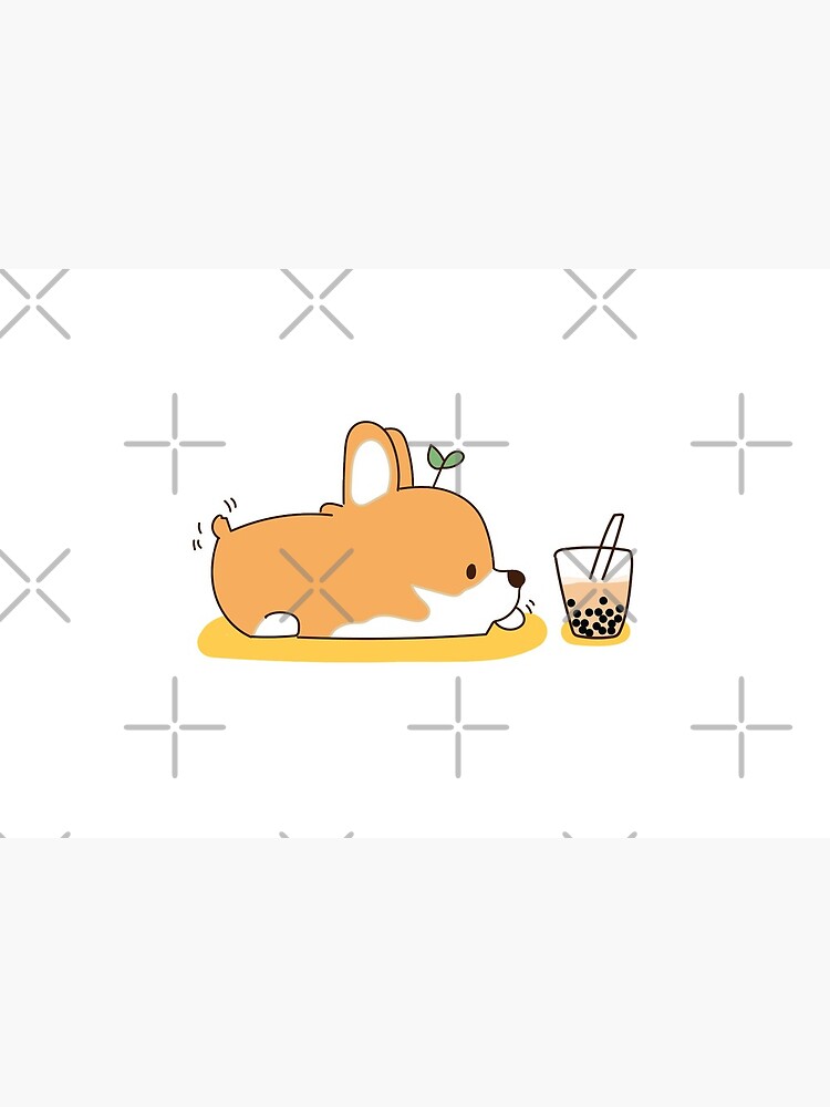 Corgi and Bubble Tea by ww-lens