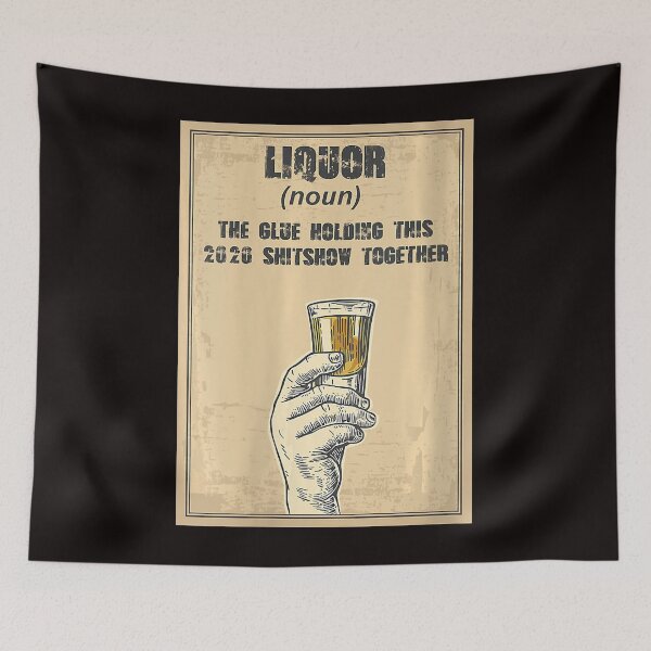 Item preview, Liquor The Glue Holding This 2020 Shitshow Together Wine Drinking Gift designed and sold by RessieSmitham.