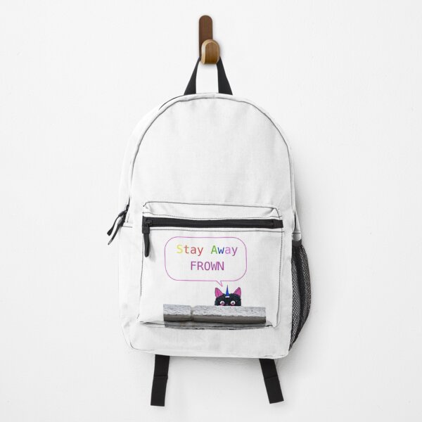 Item preview, Stay Away Frown- The Real but very shy Black Kitty Unicorn designed and sold by Helen Marvellous.