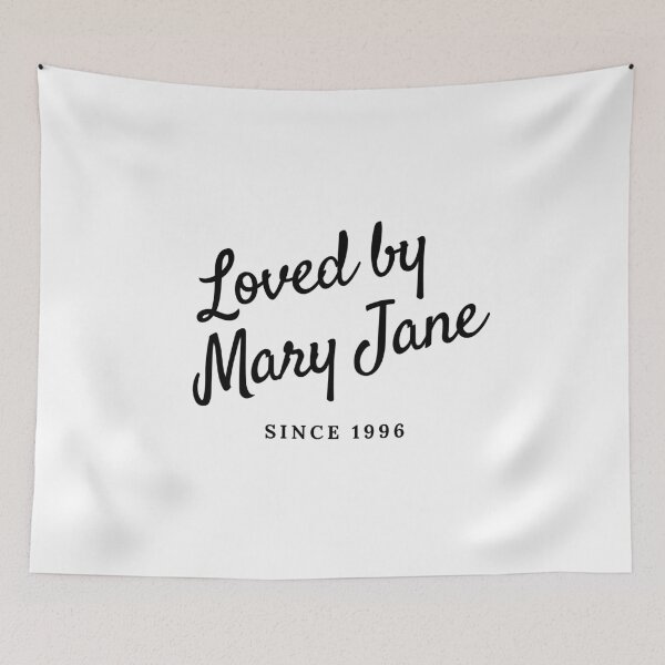 Item preview, Loved by Mary Jane Since 1996 (Black) designed and sold by Dabbrina.