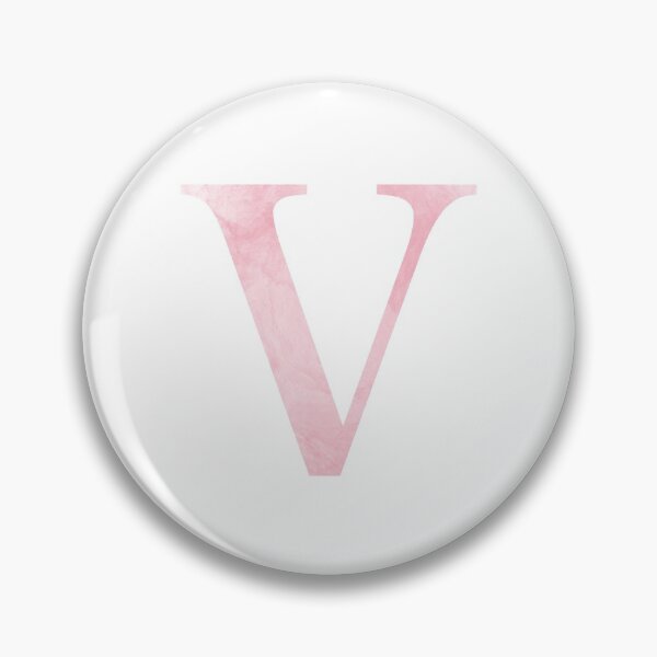 Item preview, Personalized Pink Marble Monogram V designed and sold by TheFamilyVan.