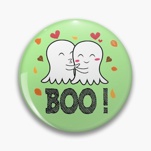 Artikelvorschau, Boo! Nette Halloween-Geister-Küsse entworfen und verkauft von qitrechio.