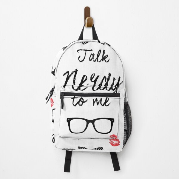 Item preview, Talk Nerdy To Me Funny Nerd Glasses Bowtie Kiss designed and sold by PaintedRose.