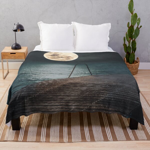 Item preview, Full moon river side camping view - bestseller designed and sold by August-E.