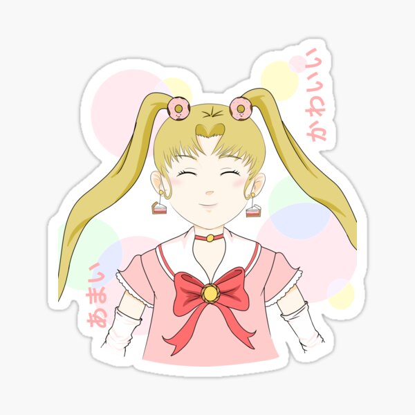 Anime Girl Cake Gifts Merchandise Redbubble - roblox blonde pigtails transparent shirt