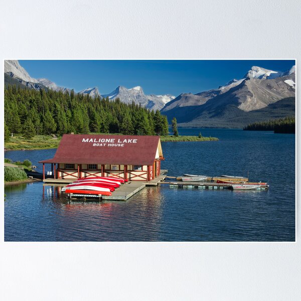 Item preview, Maligne Lake Boathouse 3 designed and sold by Charles Kosina.