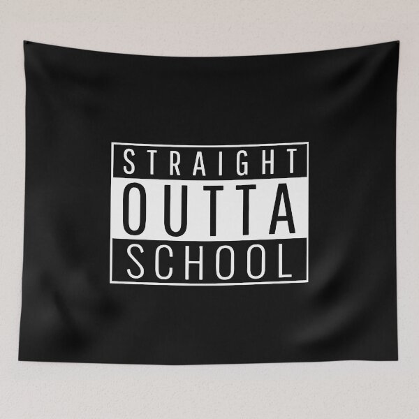 Item preview, Straight Outta School Funny Slogan designed and sold by chris-ellis-art.