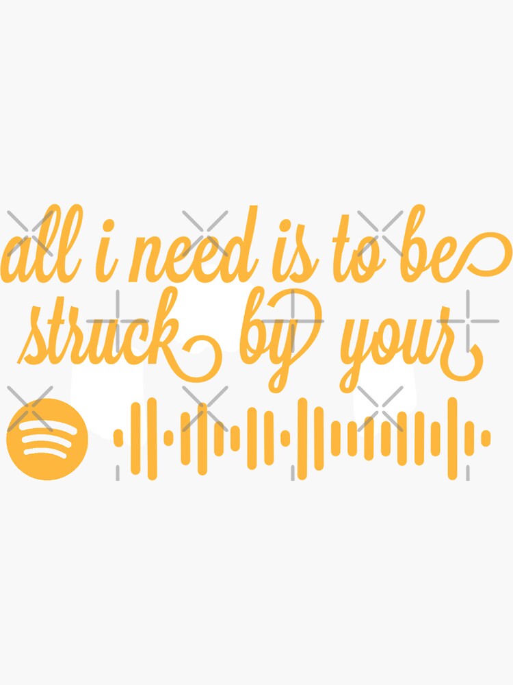 "Electric Love Spotify Code Design" Sticker for Sale by zoeyyyrose