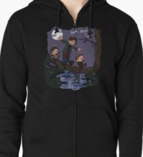 Sam, Dean, and Cas Zipped Hoodie
