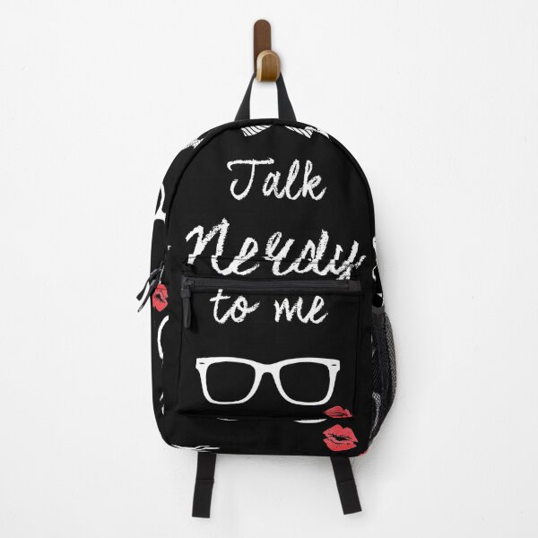 Item preview, Talk Nerdy To Me Funny Nerd Glasses Bowtie Kiss designed and sold by PaintedRose.
