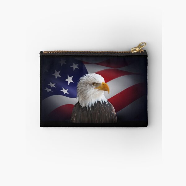 Item preview, Bald Eagle and Flag designed and sold by Poptopia.