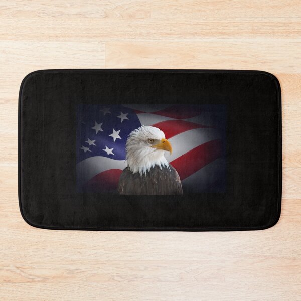 Item preview, Bald Eagle and Flag designed and sold by Poptopia.