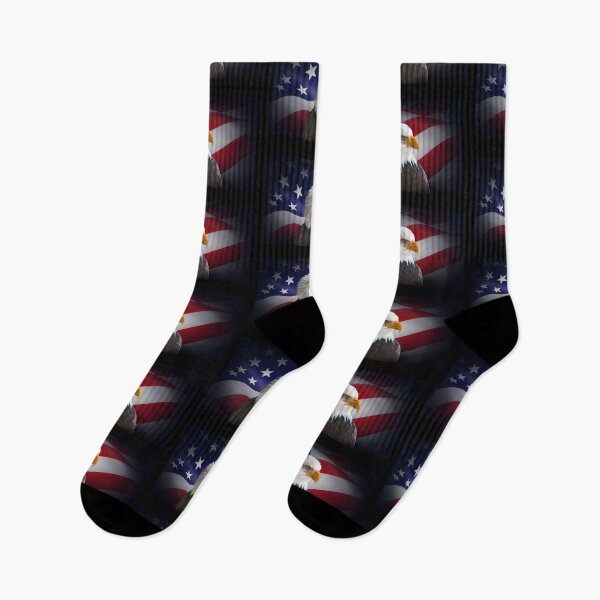 Item preview, Bald Eagle and Flag designed and sold by Poptopia.