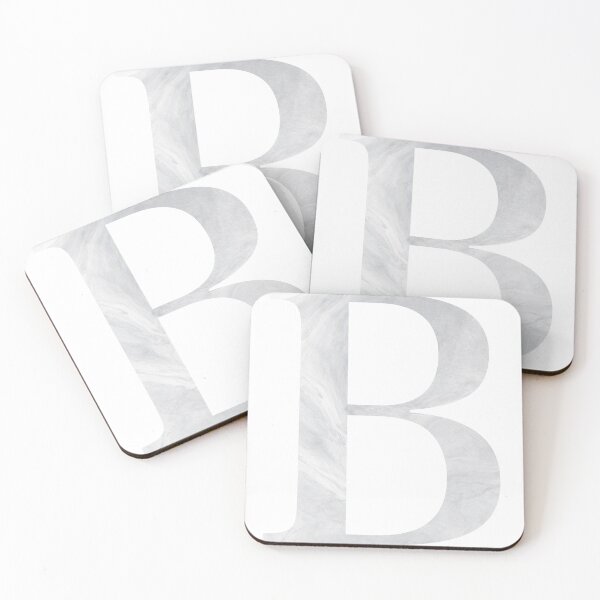 Item preview, Personalized Gray Marble Monogram B designed and sold by TheFamilyVan.