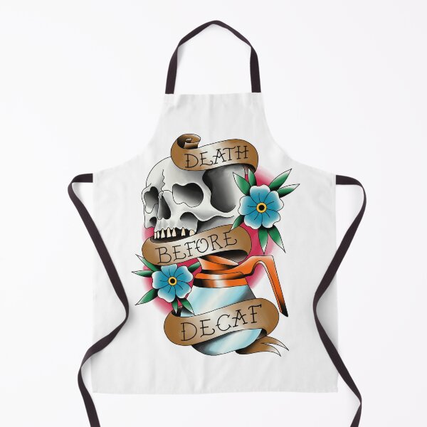 Item preview, Death Before Decaf  designed and sold by Tattoosbyjish.