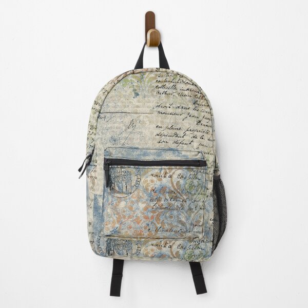 Item preview, Vintage Retro Writing Distressed Ephemera Floral Pattern designed and sold by digitalvintage.