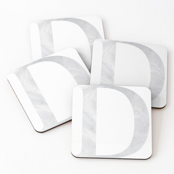 Item preview, Personalized Gray Marble Monogram D designed and sold by TheFamilyVan.