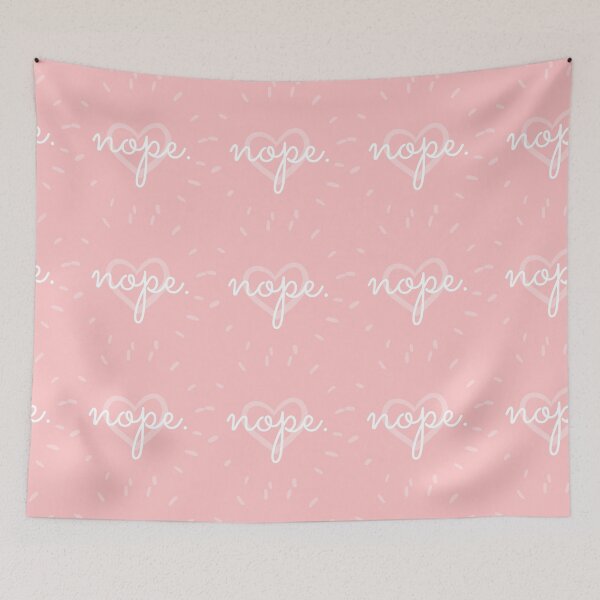 Item preview, Cute Pink Nope Funny  designed and sold by JoyfullyMade.