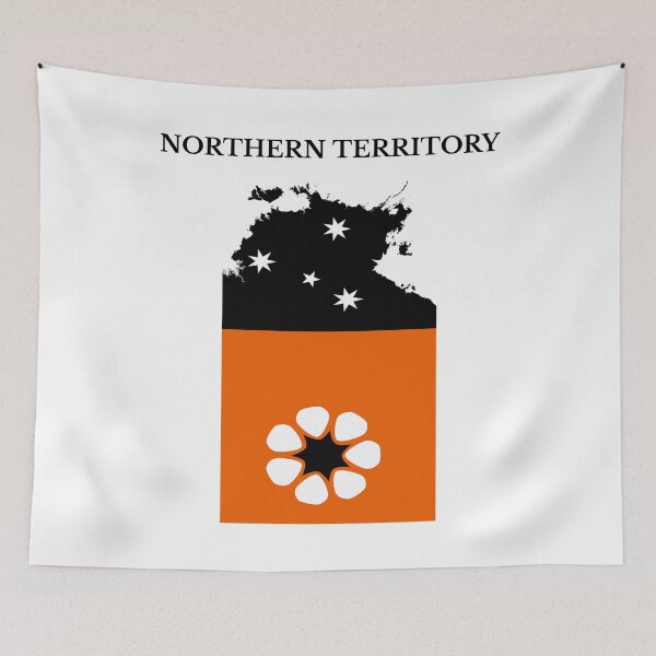 Item preview, Northern Territory Map Flag, Australian Territory designed and sold by marosharaf.