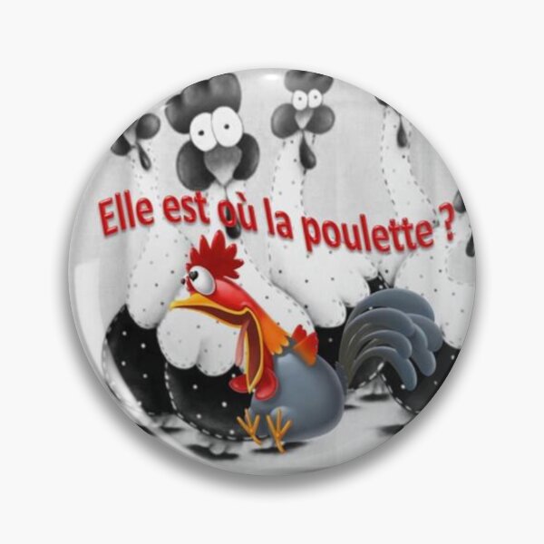 Item preview, COCOTTE 2 "Where's the hen?" humor rooster hen drawing composition cartoon designed and sold by dragonemma.