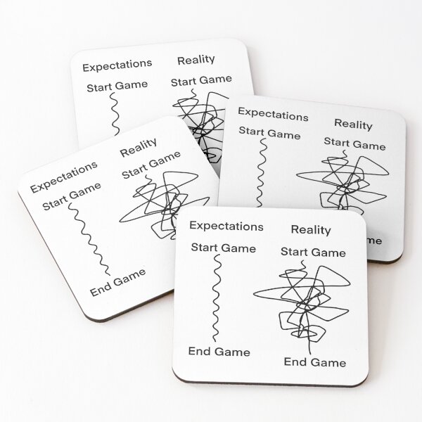 Item preview, Start Game Endgame Expectation Reality designed and sold by Lozzie Eliza Designs.
