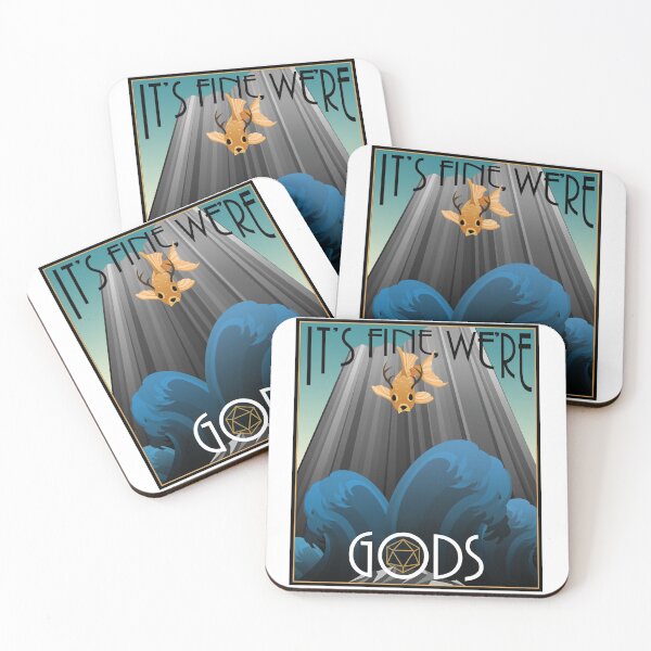 Item preview, It's Fine, We're Gods designed and sold by admack.