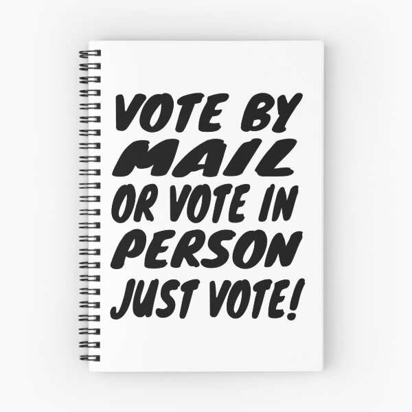 Item preview, Wacky & Fun, “Vote By Mail or Vote In Person Just Vote!” designed and sold by Joanenices.
